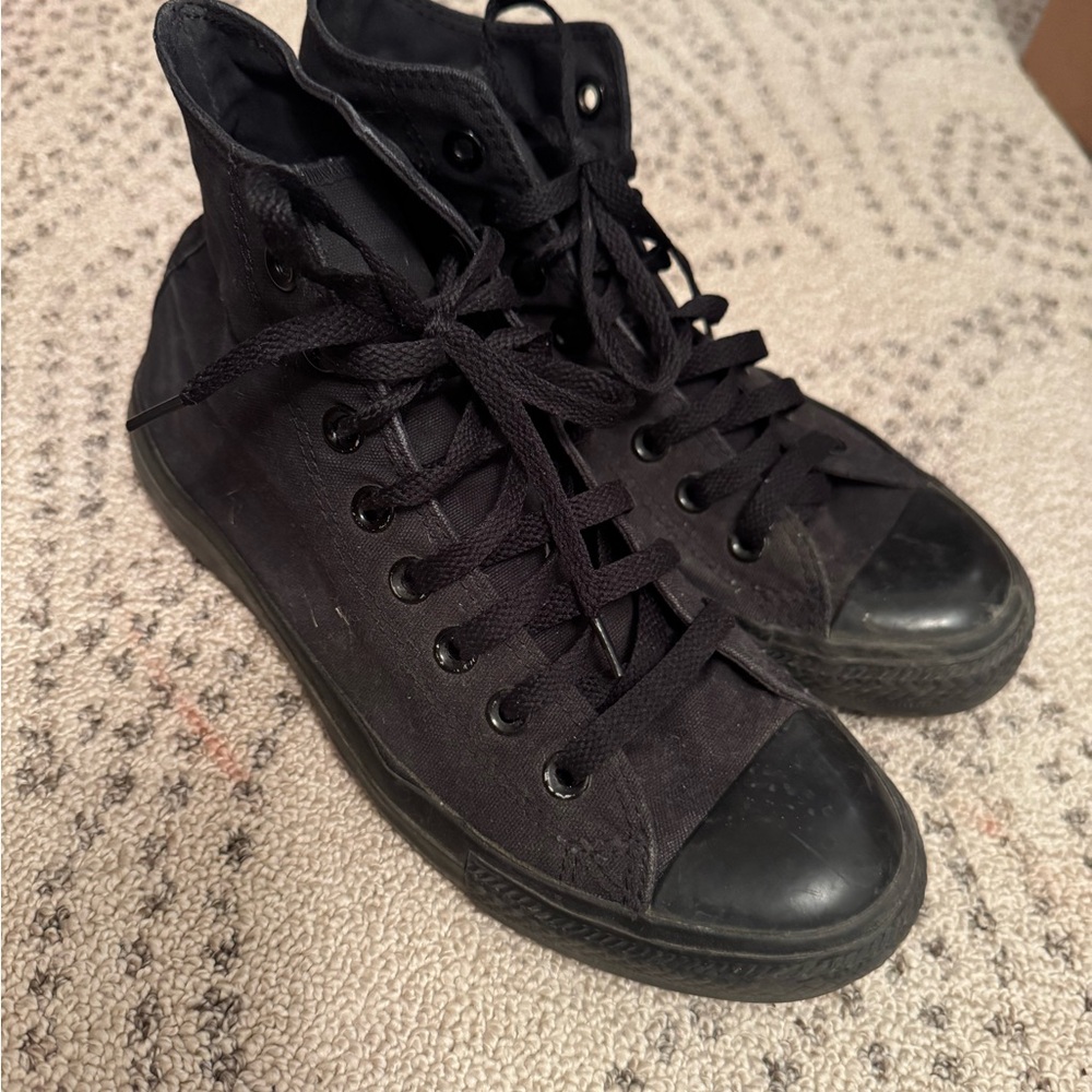 Converse Black Canvas High-Tops
